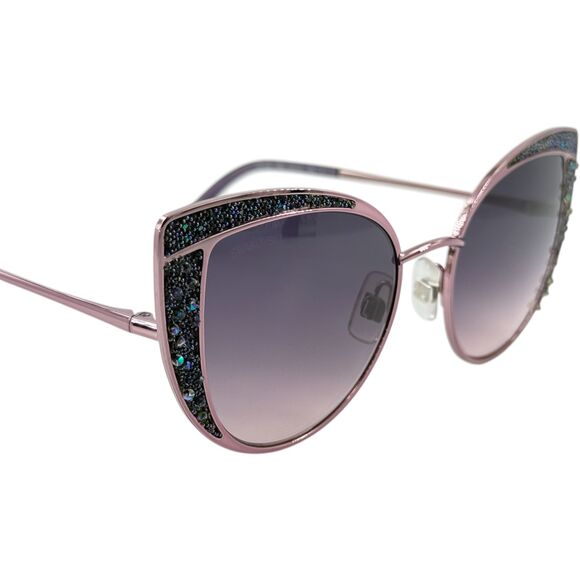 Swarovski SK0282 Womens Metal Sunglass 78B Shiny Lilac 51-19 Gray to Pink Grad - Picture 5 of 5